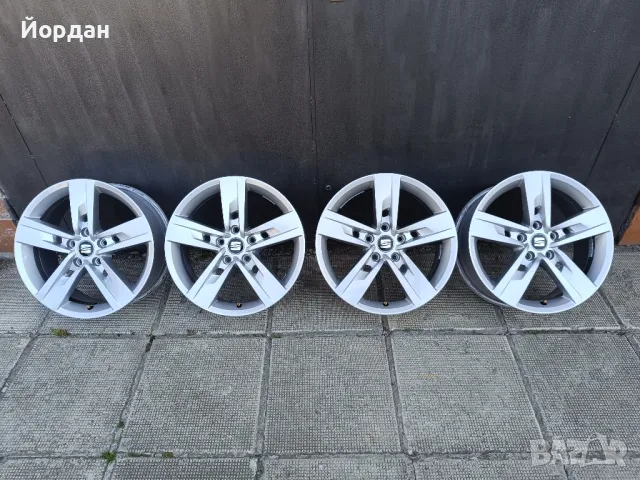 ОРИГИНАЛНИ джанти 17 ' цола 5х112 Сеат / SEAT VW AUDI 57,1 5x112, снимка 5 - Гуми и джанти - 50009356