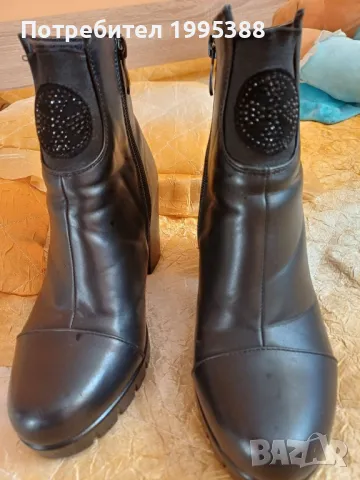 Дамски боти от еко кожа , снимка 3 - Дамски боти - 48787942
