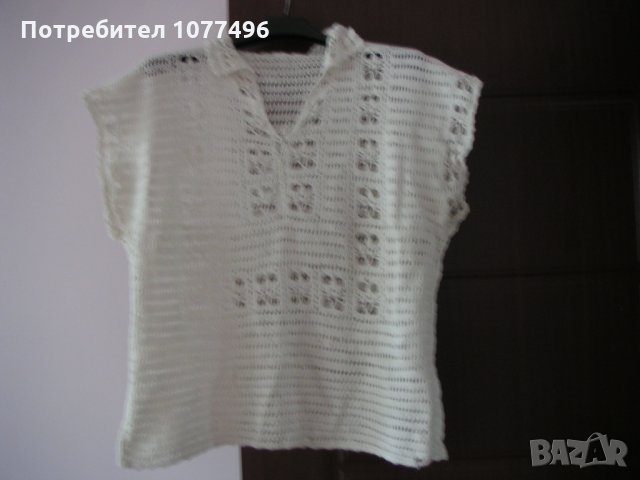 3 бр Елегантни Блузи плетени на една кука тип дантела, снимка 2 - Потници - 26621340