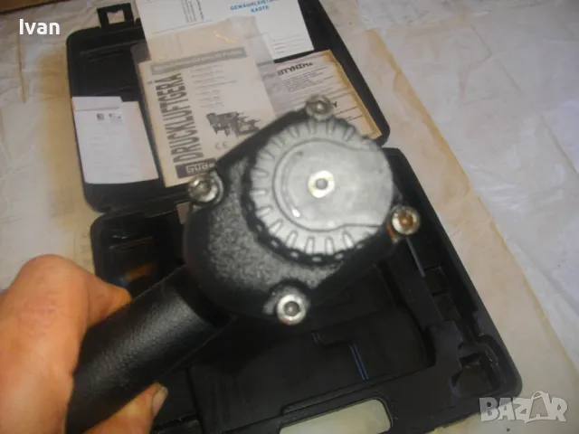 GUDE Голям Немски ОРИГИНАЛЕН ПНЕВМАТИЧЕН ТАКЕР Комбиниран Скоби Пирони до 50мм Почти нов Пълен к-т, снимка 13 - Други инструменти - 47532297