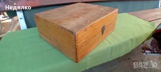 Винтидж ГДР кутия от часовникарски струг, снимка 2 - Антикварни и старинни предмети - 48043336