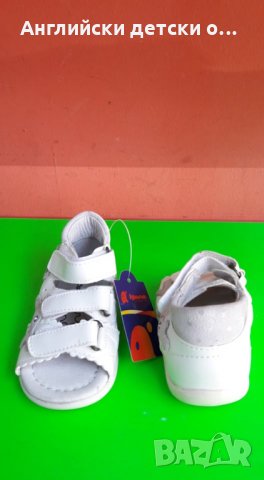 Английски детски сандали с естествена кожа, снимка 4 - Детски сандали и чехли - 28539155