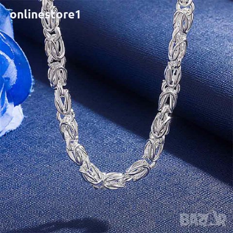 Сребърна гривна 925 - Венета Код: BGRX124, снимка 3 - Гривни - 33682201