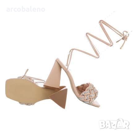 Дамски сандали на висок ток, 3цвята , снимка 11 - Сандали - 40442533