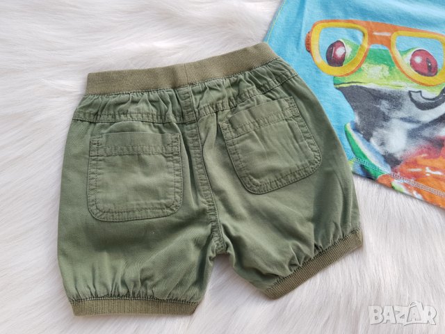 Тениска F&F  и къси панталони 12-18 месеца  , снимка 3 - Комплекти за бебе - 28294049