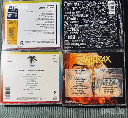 Anthrax - Kreator - D.R.I. , снимка 11 - CD дискове - 50380344