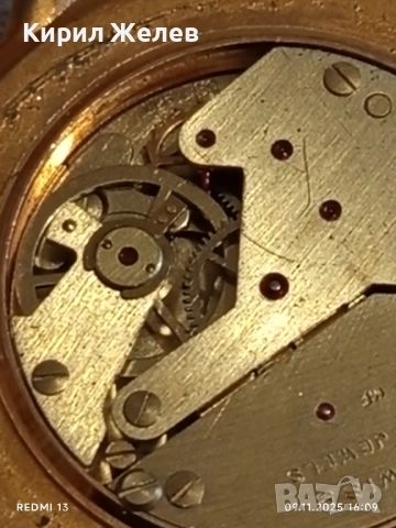 Стар механичен часовник мъжки MAKO SWISS MADE с позлата за КОЛЕКЦИЯ 51445, снимка 10 - Антикварни и старинни предмети - 52352161