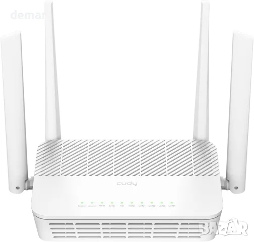 Рутер Cudy WR3000S AX3000 Dual Band WiFi 6 Mesh Router, 5 Gigabit Ethernet RJ45 порта, MU-MIMO, снимка 1