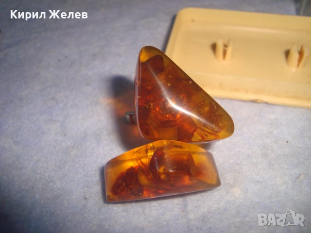 СТАРИ РУСКИ КЕХЛИБАРЕНИ БУТОНЕЛИ НАТУРАЛЕН БАЛТИЙСКИ КЕХЛИБАР СССР с КУТИЙКА 26247, снимка 4 - Антикварни и старинни предмети - 37620064