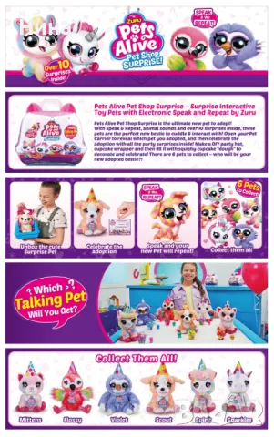 Плюшена играчка-изненада Zuru Pets Alive - Домашен любимец, с аксесоари, асортимент, снимка 8 - Плюшени играчки - 49098762