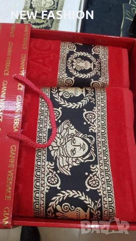 Памучни Хавлии -2бр в Кутия ✨ VERSACE , снимка 17 - Хавлиени кърпи - 51153967