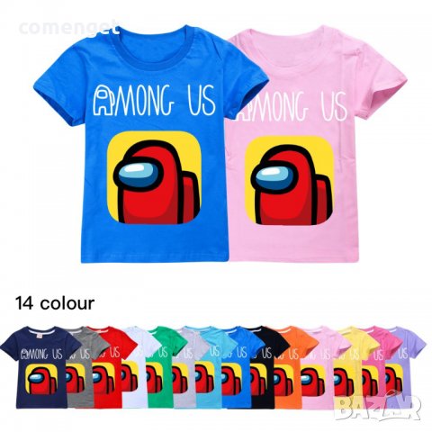 NEW! Детски тениски AMONG US / АМОНГ 7 модела! НАД 10 ЦВЯТА
