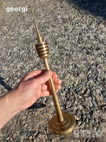 Макет на тв кула в Стутгарт масив месинг   20/1, снимка 5 - Антикварни и старинни предмети - 44911389