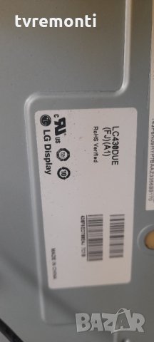 лед диоди от дисплей LC430DUE FJ A1 от телевизор LG, модел 43LH510V