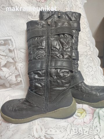 продавам дамски ботуши, номер 38, немска марка, черни, цяла платформа , снимка 3 - Маратонки - 43284207