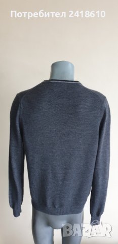 Fred Perry 100% Merino Wool Mens Size M  ОРИГИНАЛ! Мъжки Пуловер!, снимка 4 - Пуловери - 43201367