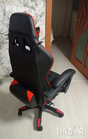 Ергономичен геймърски офис стол с лумбална и шийна опора – комфорт за игра и работа без умора, снимка 7 - Столове - 53145521