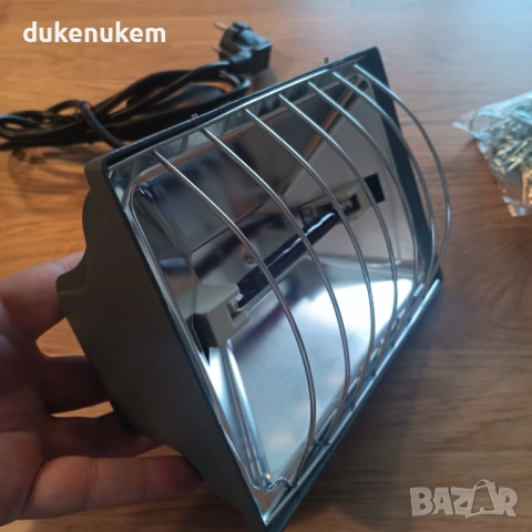 Инфрачервена отоплителна лампа 175W двустепенно регулиране, защита от прегряване и водоустойчив корп, снимка 9 - За птици - 53041446