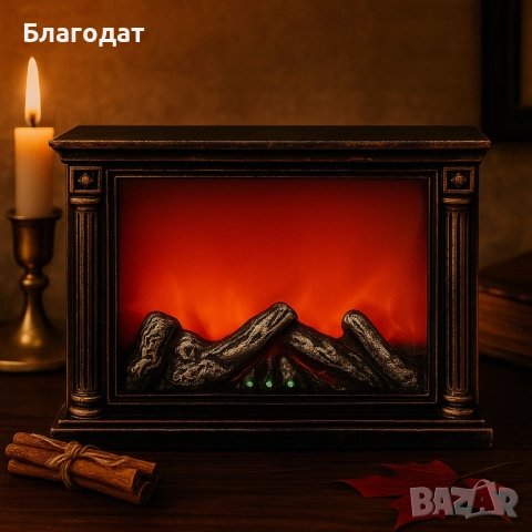 LED камина с ефект на тлеещи въглени – безопасна и стилна атмосфера у дома, снимка 4 - Декорация за дома - 52509322