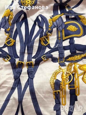 Нова елегантна маркова оригинална пола Hermes 100 % памук памучна , снимка 5 - Поли - 51779563