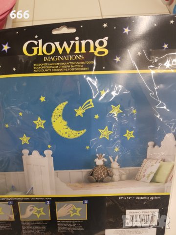 Стикери светещи , снимка 3 - Декорация за дома - 43009511