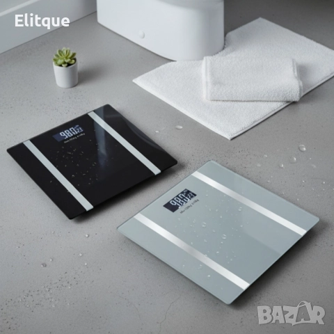 Дигитален кантар за тегло Rosberg R51650I, с Bluetooth, LCD екран, до 180кг