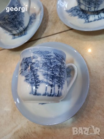 Японски geisha сервиз от фин костен порцелан , снимка 3 - Сервизи - 35399065