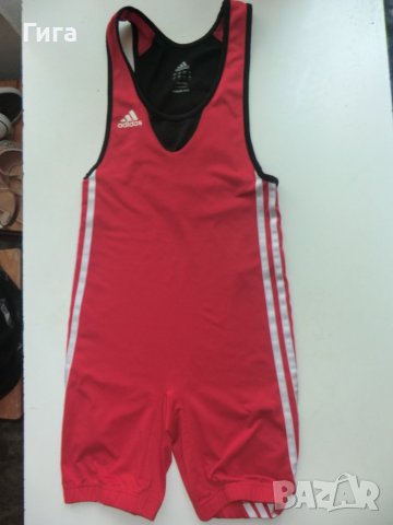 червен костюм за плуване Адидас, снимка 2 - Бански костюми - 37714170