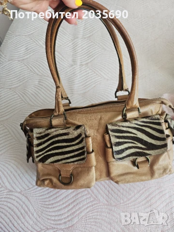 Дамска чанта от естествена кожа 