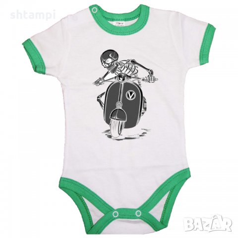 Бебешко боди VESPA Zombie 1, снимка 6 - Бодита за бебе - 33255851