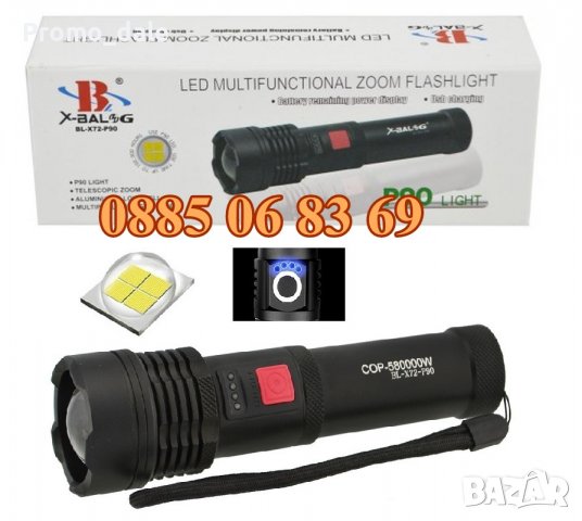 Мощен LED Фенер P90, LED прожектор