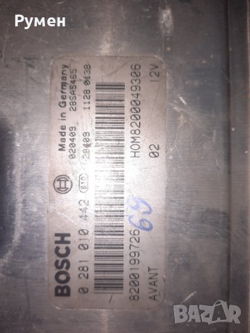 ECU ENGINE CONTROLLER RENAULT MEGANE 1.9 DTI BOSCH 0 281 010 442