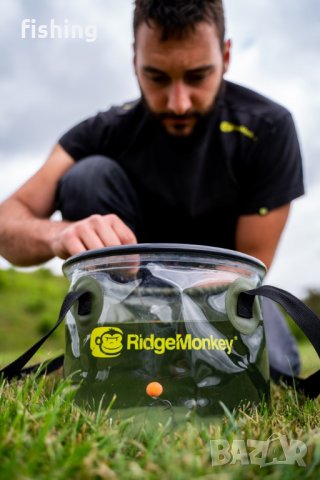 НОВО RidgeMonkey Perspective Collapsible Bucket, 10 litre, снимка 2 - Екипировка - 26608599