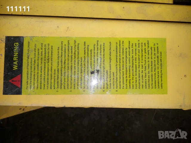 Количка за гуми и варели нова тип  палетна , снимка 5 - Индустриална техника - 47729983