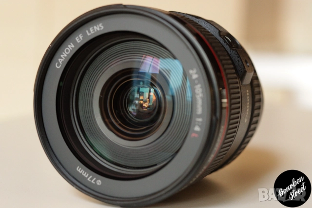 🔥Canon EF 24-105 f4L IS USM 👉Работи чудесно и на R-тела с преход!, снимка 2 - Обективи и филтри - 52841342
