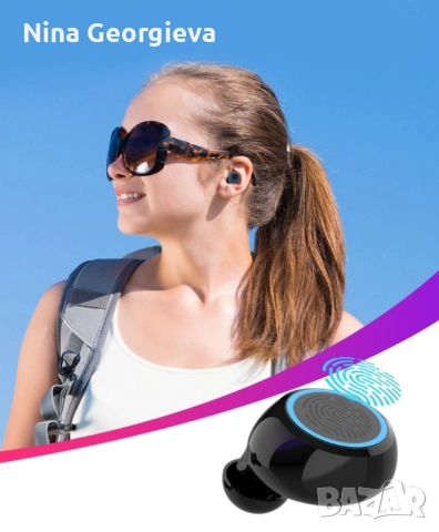 Безжични bluetooth слушалки с LED цифров дисплей, снимка 12 - Безжични слушалки - 51990881