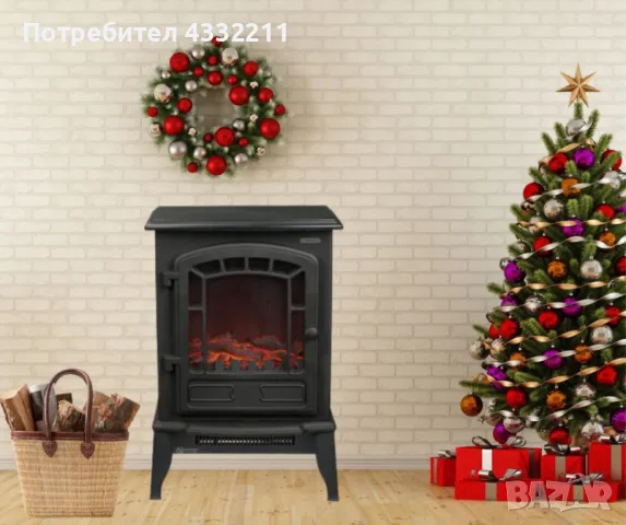 Електрическа камина, 2000W, снимка 2 - Отоплителни печки - 48479900