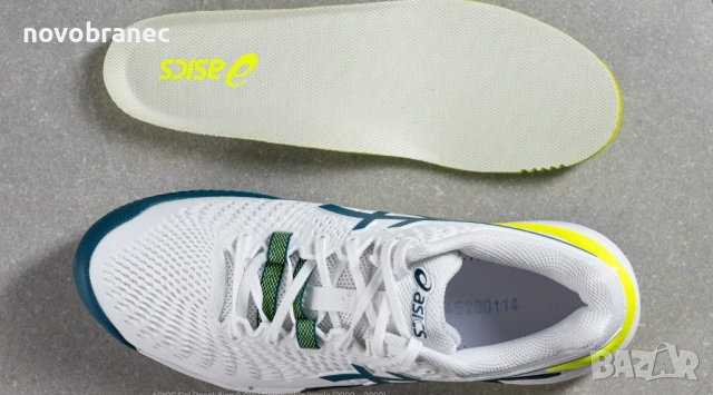 ASICS 45/46 Gel Resolution 9 Clay маратонки тенис на корт, снимка 5 - Маратонки - 51805124