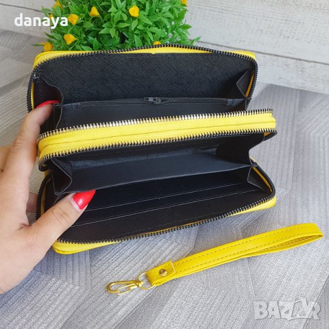 2920 Дамско кожено портмоне с два ципа Forever Young, снимка 7 - Портфейли, портмонета - 37069329