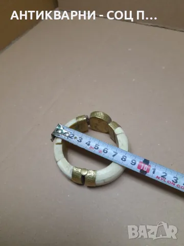 Стара Тибетцка Гривна От Слонова Кост., снимка 10 - Антикварни и старинни предмети - 48017993