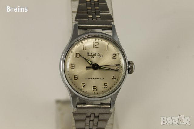 Колекционерски Швейцарски Дамски Часовник BIFORA TOP 1960's, снимка 4 - Антикварни и старинни предмети - 40160006