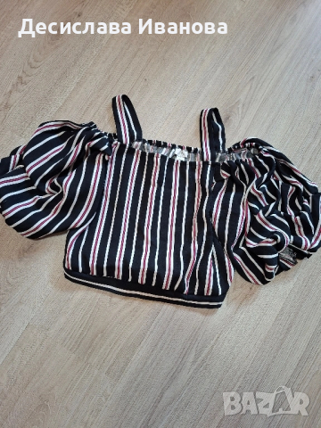 Блузка S размер, снимка 2 - Тениски - 51581454
