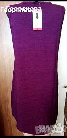 Нова ежедневна рокля от ватирано трико в лилаво👗М, L👗 арт.146, снимка 3 - Рокли - 26976993