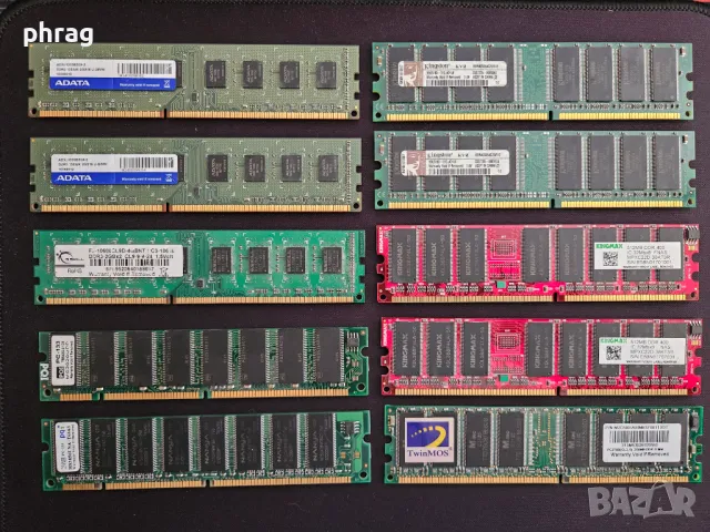 RAM памети за лаптоп и десктоп