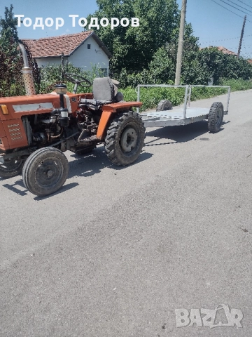 Платформа, ремарке за малък китайски или японски трактор за бали или кошери., снимка 2 - Селскостопанска техника - 52286190