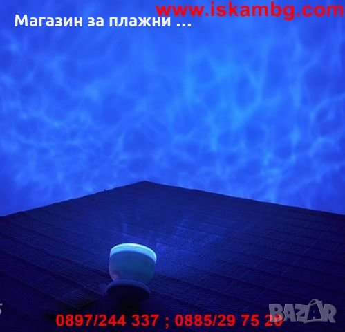 Проектор Антистрес Ocean Wave , снимка 6 - Настолни лампи - 28880042