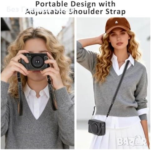 Нов Защитен калъф за Ricoh GR серия, отделящ капак, PU кожа, черен, снимка 5 - Чанти, стативи, аксесоари - 53572185