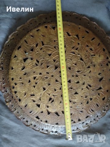 стара метална табла,поднос, снимка 5 - Антикварни и старинни предмети - 32679577