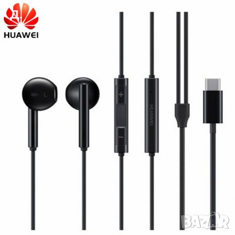  Слушалки Huawei с usb type C , снимка 2 - Слушалки и портативни колонки - 30592614