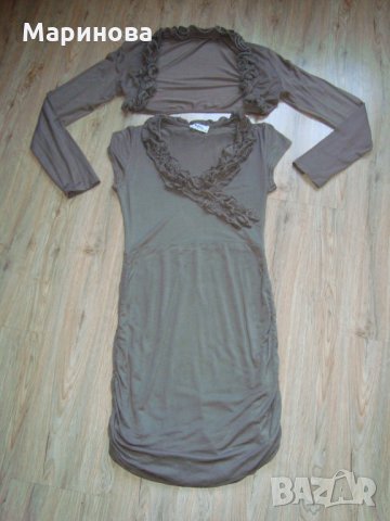 Рокля,Болеро,Елек подарък Жилетка S/M, снимка 3 - Рокли - 32433077